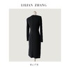 E系列——定制——都市力量——极简静奢——ALL BLACK针织连衣裙 2301108 商品缩略图2