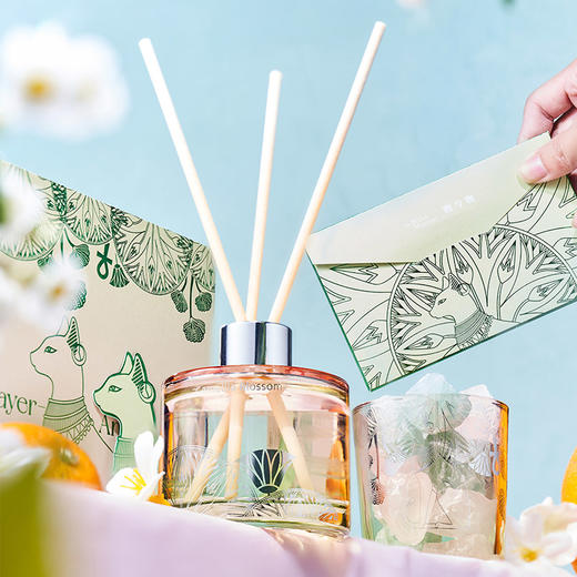 大英博物馆盖亚·安德森猫系列  露煎春茶 香薰晶石无火香氛礼盒 商品图3