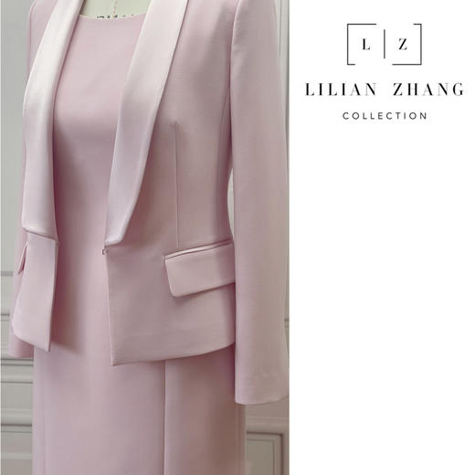 定制—经典之美—魅力自由Lady小个子连衣裙、春夏粉色系穿搭2201042 商品图4