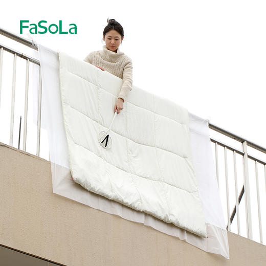 FaSoLa寝室窗户晾晒被子防脏防尘垫晒棉被子神器无纺布垫子 商品图6