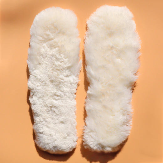 真羊毛鞋垫皮毛一体秋冬季保暖防寒加绒加厚男女雪地靴马丁靴鞋垫 商品图1