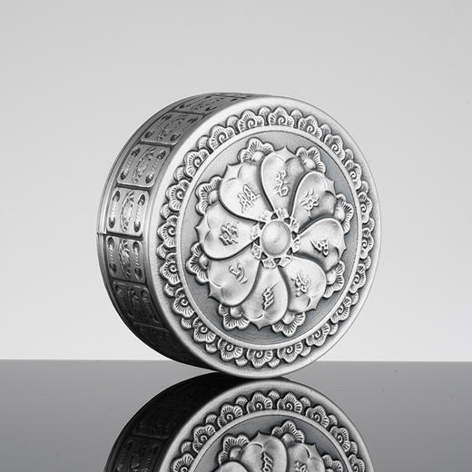 子佩集【心经】S999银浮雕杯摆件【DLBJB004】纯银内胆泡茶杯203 商品图5