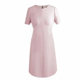 少女风短袖A摆连衣裙 - 修身百搭甜美春夏超显瘦连衣裙  1901011