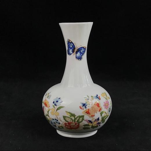 英国中古花鸟彩绘白瓷花瓶 14款可选 商品图7