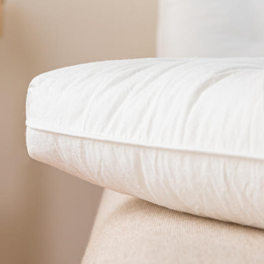 【品牌直发】加倍生活  A类全棉羽丝绒枕 家用酒店枕头宿舍专用单个枕芯护颈椎助睡眠可机洗 商品图4