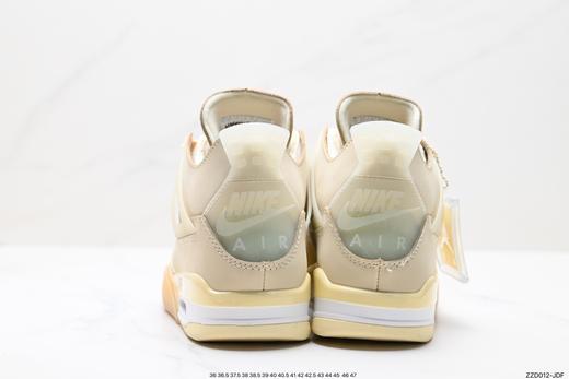 耐克乔丹Off-White x Air Jordan 4 Retro复古运动篮球鞋CV9388-100男女鞋 商品图5