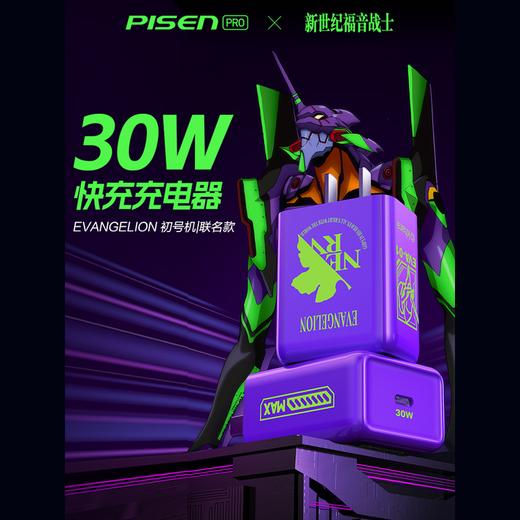 品胜  PISEN OUICK PD30W EVA 新世纪福音战士 单口快速 充电器 商品图0