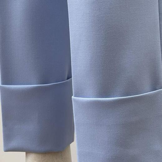 定制—治愈色系—极简九分筒裤-时尚宽松通勤直筒九分裤  2204006 商品图4