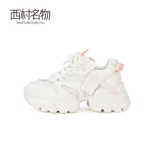 西村名物2024春季新品时尚舒适休闲鞋机能风甜酷超轻老爹鞋T24AM11361 商品图2