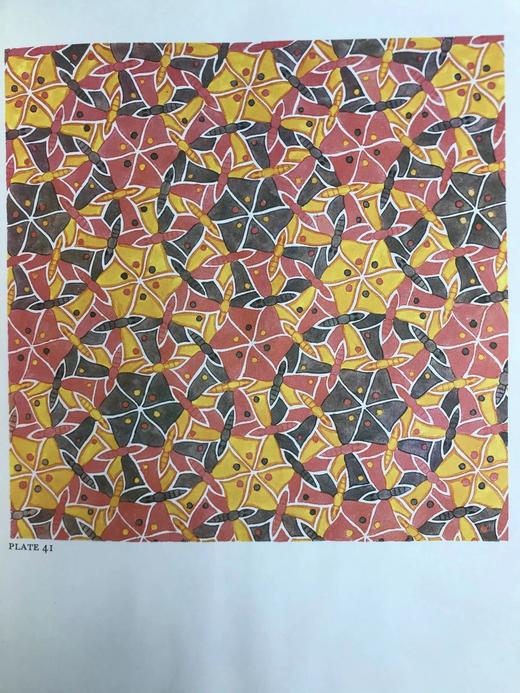 幻想与对称：埃舍尔纹样设计图集 42幅插图（12幅彩色） 精装16开 商品图6