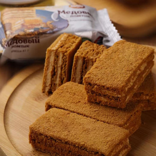俄罗斯俄小淼牌经典提拉米苏风味蛋糕41g*16块 商品图3