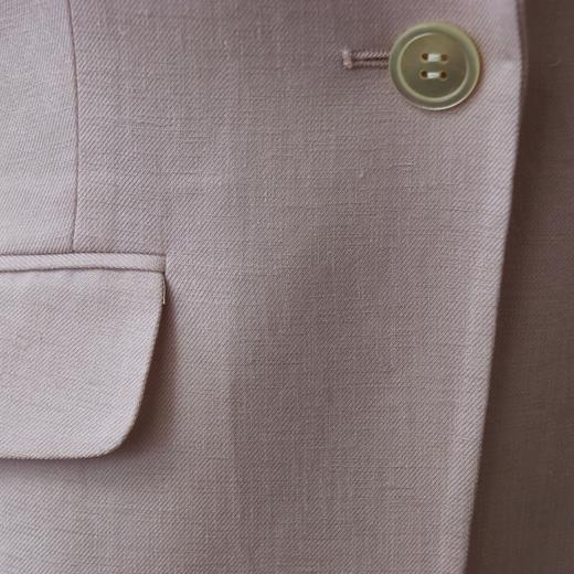 “清新淡雅风”—优雅百搭修身显瘦一粒扣纯色西装外套  2105001 商品图3