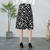 EITIE爱特爱复古波点高腰压褶伞裙a字黑色过膝半身裙24春季新款A2406317 商品缩略图4