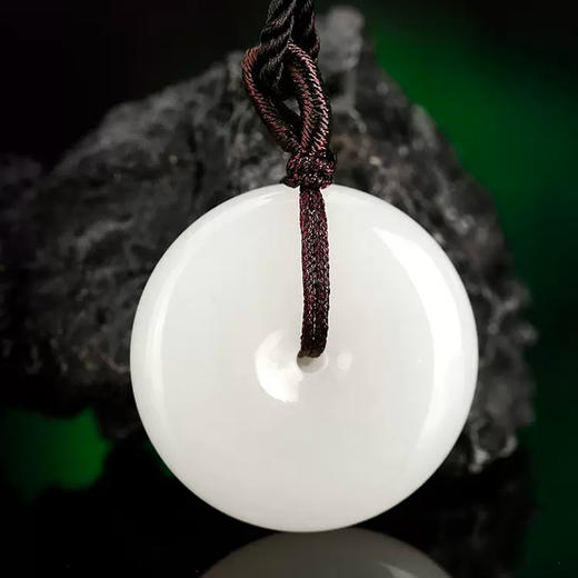 和田玉白玉平安扣25mm 严选优质和田玉 经典之选 至美细节 商品图2