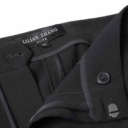 定制— 舒适风— ELITE百搭显瘦时尚优雅高腰微喇阔腿裤  1904018 商品图2