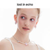 lost in echo2023秋冬新品设计师款Yetti小怪兽珍珠植绒项链气质 商品缩略图2