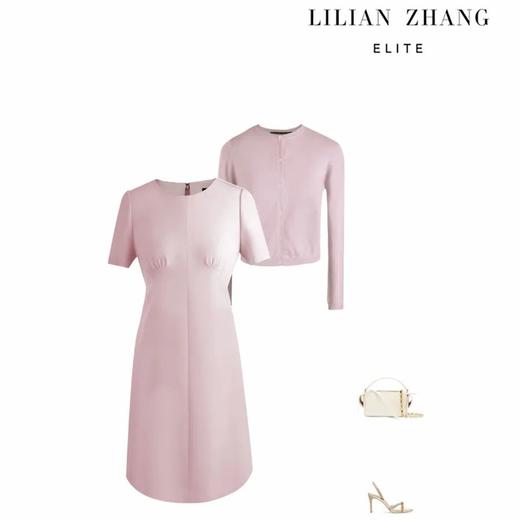 少女风短袖A摆连衣裙 - 修身百搭甜美春夏超显瘦连衣裙  1901011 商品图2