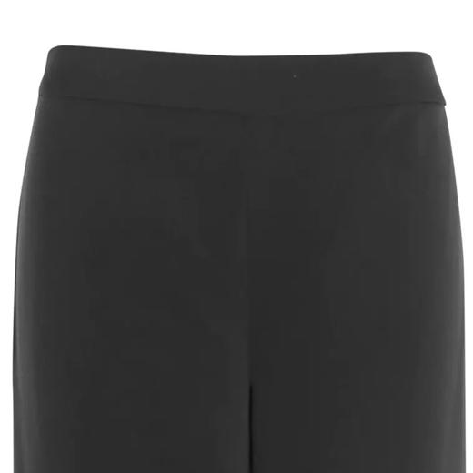 舒适极简风-ELITE黑色直筒显瘦阔腿裤- 垂感通勤休闲长裤 2004004 商品图1