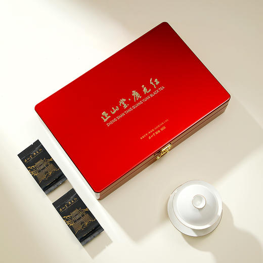 正山堂 广元红礼盒装 四川特级正宗骏眉中国红茶茶叶送礼长辈120g 商品图4