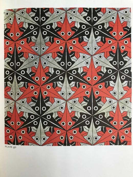 幻想与对称：埃舍尔纹样设计图集 42幅插图（12幅彩色） 精装16开 商品图7