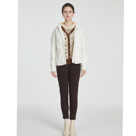 司歌短款保暖女刺绣宽松时尚廓形外套Y881331 商品图2