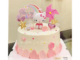 粉色KT猫-卡通蛋糕