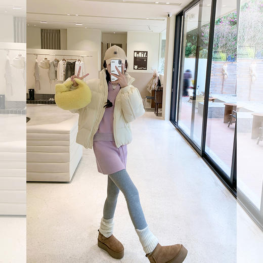 <曾小咸推荐>粉丝内购年底清仓破价【限时限量清仓】【有氧假日】紫色上衣+紫色短裙 商品图3