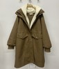 213WS拼色毛织连帽夹棉长款派克服31120（咖啡） 冬季 313204032105 商品缩略图2