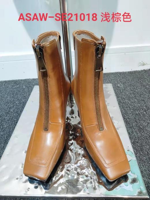 21018#AS时尚拉链胎牛皮 商品图1