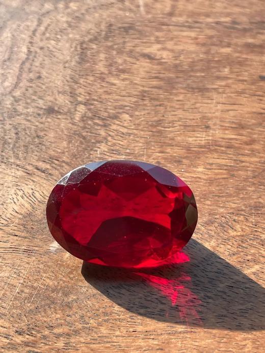 仿红宝石琉璃戒指面，顺丰包邮 商品图5