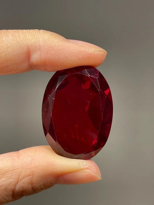 仿红宝石琉璃戒指面，顺丰包邮 商品图6