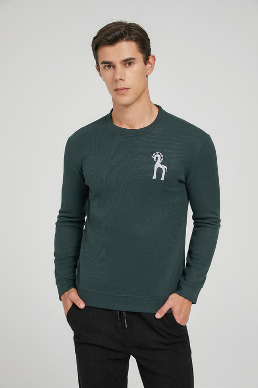 【吊牌价1299元】NECHEER柏奥玛加绒卫衣针织衫户外保暖内含桑蚕丝&绵羊毛 商品图5