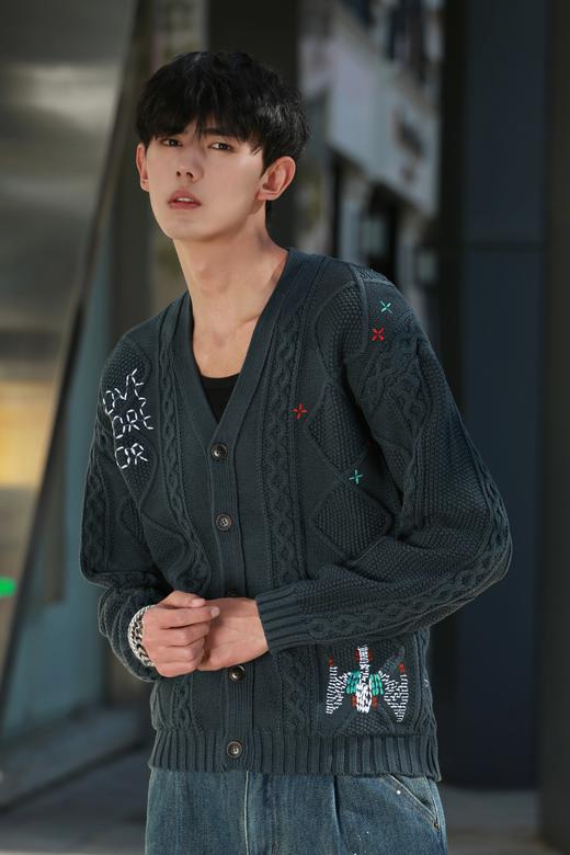 W33394716趣味刺绣针织开衫 商品图2