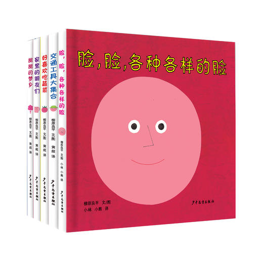 各种各样的脸系列全5册 脸，脸，各种各样的脸/交通工具大集合/甜甜的梦乡/好喜欢吃蔬菜/家里的朋友们 商品图1