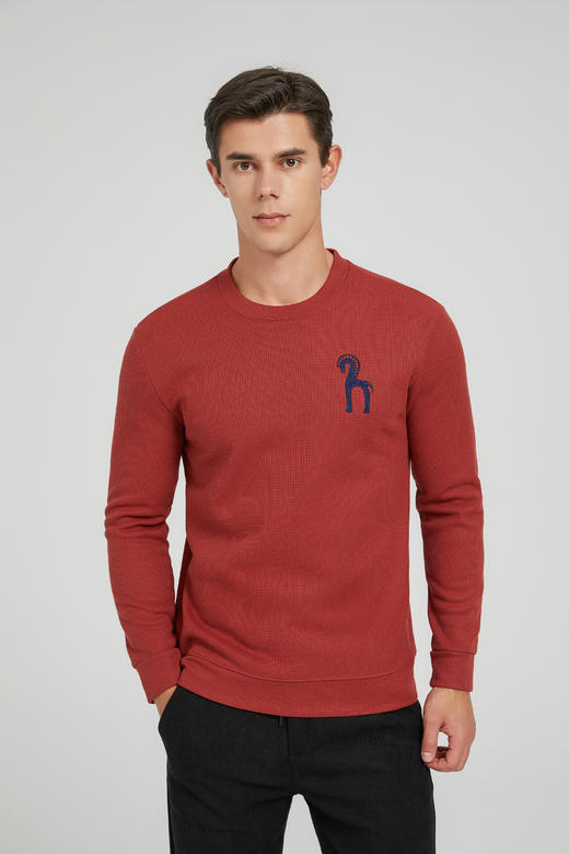 【吊牌价1299元】NECHEER柏奥玛加绒卫衣针织衫户外保暖内含桑蚕丝&绵羊毛 商品图1