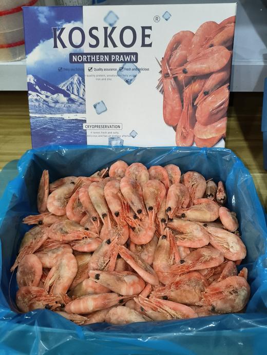 腹籽 新规格 KOSKOE品牌北极甜虾 2kg装，腹籽 甜虾规格：70-90，日期2025.5 商品图2