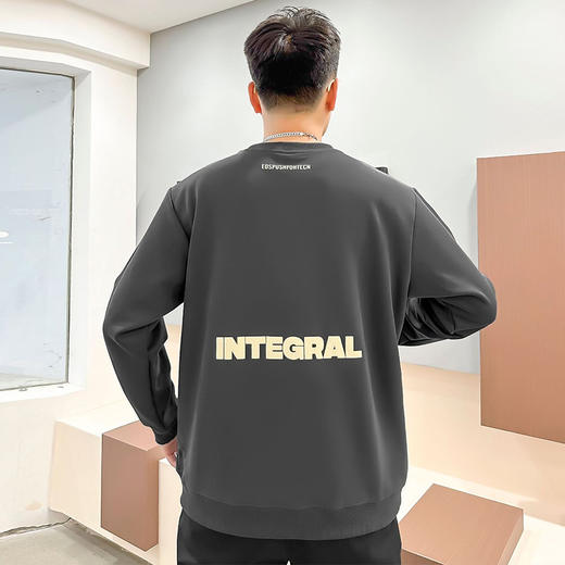 【Q】【新款DX】大依优型大码圆领卫衣加肥加大宽松大码男装休闲潮牌上衣男士胖子 商品图2