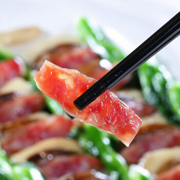 皇上皇 中华老字号广东手信火锅肠广式香肠福满多腊肠200g（5分瘦） /食品饮料 /休闲食品 /熟食腊味 商品图0