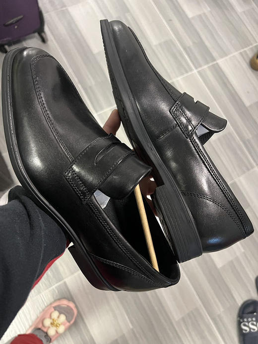 微瑕 ECCO/爱步 男士商务正装一脚蹬舒适低帮皮鞋  858914 商品图2