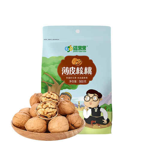 【严选】疆果果新疆喀什手剥核桃500g/袋（厂家直发） 商品图0