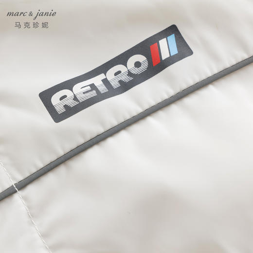 马克珍妮男童潮流机车棒球服儿童小立领外套2025年秋装新品551599 商品图4