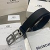 BALENCIAGA巴黎世家新款时尚腰带，原版光皮搭配原版底皮，配上复古经典扣，时尚百搭 商品缩略图1