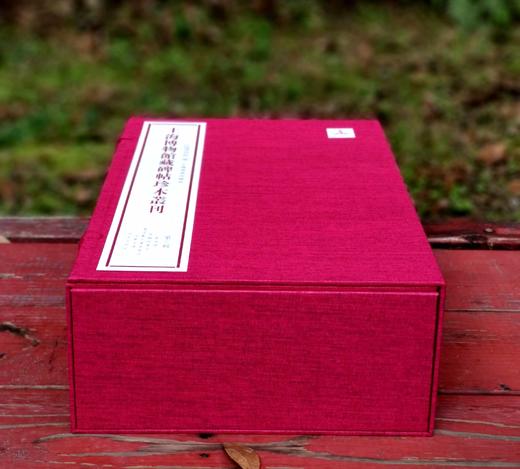 上海博物馆藏碑帖珍本丛刊（第三辑），一函5册+别册，8开，布面六合函套、布面册页装，上海博物馆编，上海书画出版社2021年一版一印，定价：1680，售价：873.6。 商品图1