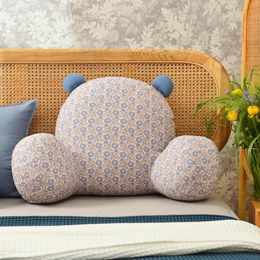 熊抱抱系列床头靠垫软包腰靠沙发飘窗可拆洗 商品图3