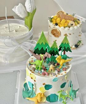 黑巢-恐龙宝贝生日蛋糕