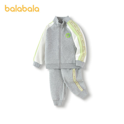 巴拉巴拉童装男童女童装时髦套装儿童潮流撞色两件套新款春装 商品图4