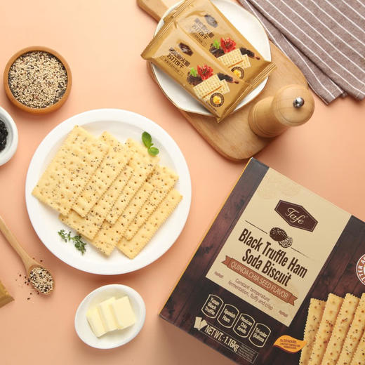 【山姆代购周日取】Tafe黑松露火腿苏打饼干1.16 kg，代购不接受退单。 商品图1