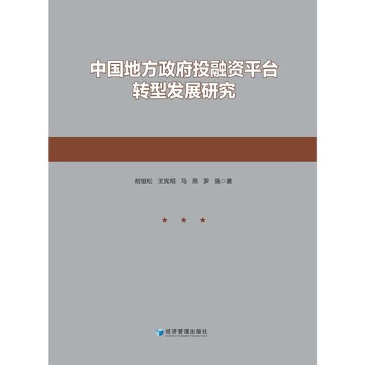 中国地方政府投融资平台转型发展研究 2023 中国式现代化背景下债务化解与合理融资的边界 商品图0