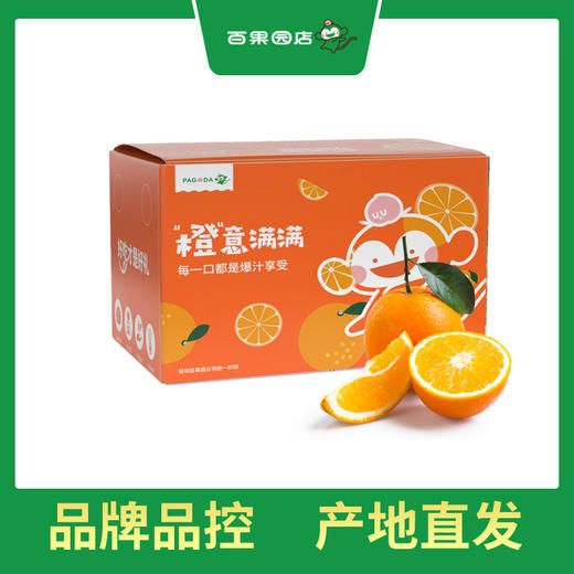 PAGODA百果园 赣南脐橙（大）10斤彩箱装（净重4.5kg-5kg） 商品图4