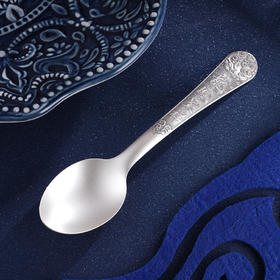 子佩集S999银【龙飞凤舞】勺子摆件【BX0460596-3】2401